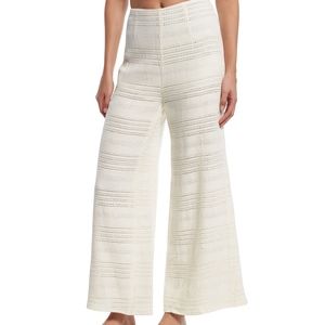 Mara Hoffman Crochet Wide-Leg Coverup Pants